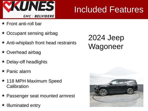 Used 2024 Jeep Wagoneer Series II w/ Flexible Seating Group image 3