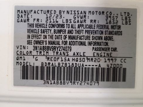 Used 2024 Nissan Sentra S FWD image 33