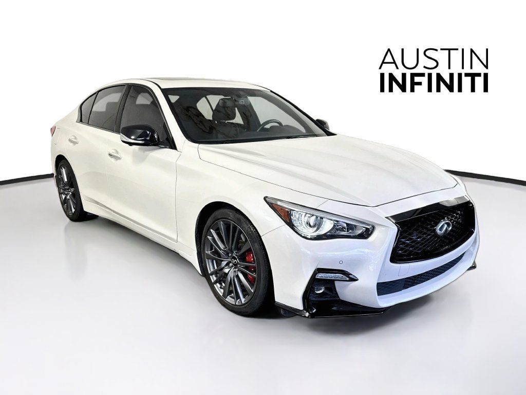 Certified 2023 INFINITI Q50 Red Sport 400 RWD image 1