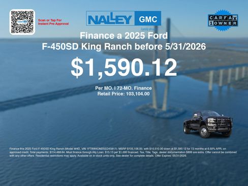 Used 2025 Ford F450 King Ranch w/ Chrome Package AWD/4WD image 3