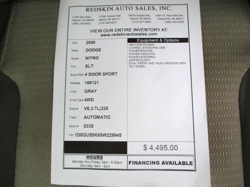 Used 2008 Dodge Nitro SLT image 15