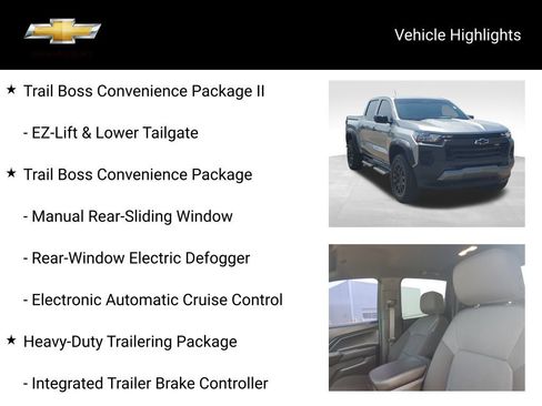 Used 2023 Chevrolet Colorado Trail Boss w/ Advanced Trailering Package AWD/4WD image 21