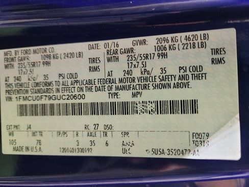 Used 2016 Ford Escape S FWD image 33