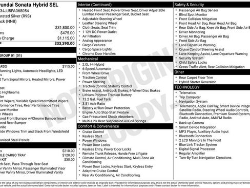 Used 2023 Hyundai Sonata SEL FWD image 10