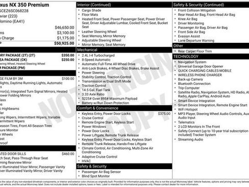 Used 2025 Lexus NX 350 AWD w/ Accessory Package (2T) image 12