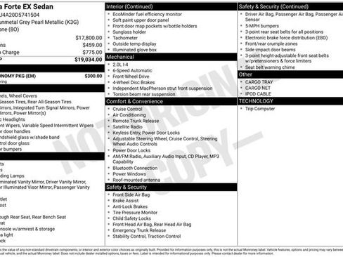 Used 2013 Kia Forte EX w/ Fuel Economy Pkg FWD image 12