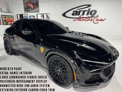 Used 2024 Ferrari Purosangue Nero B/B paint,Extra-Range int