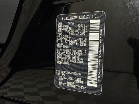 Used 2023 Nissan Armada SL w/ Midnight Edition Package RWD image 31