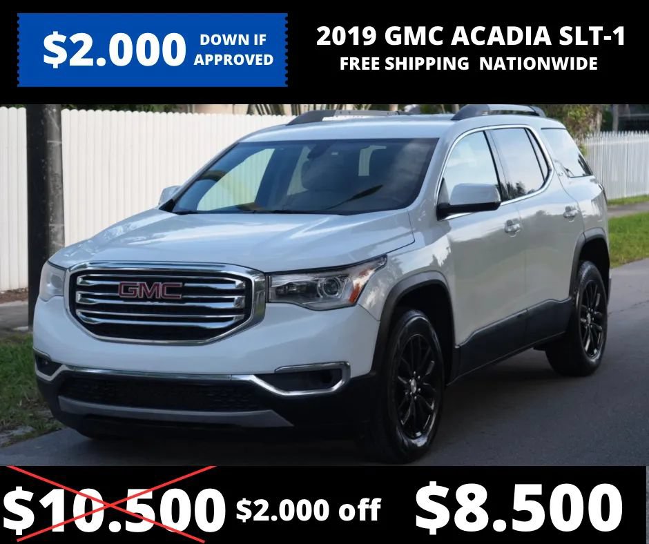 Used 2019 GMC Acadia SLT FWD image 1