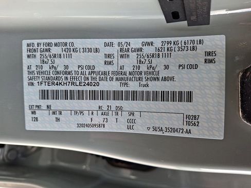 Used 2024 Ford Ranger Lariat w/ Trailer Tow Package image 27