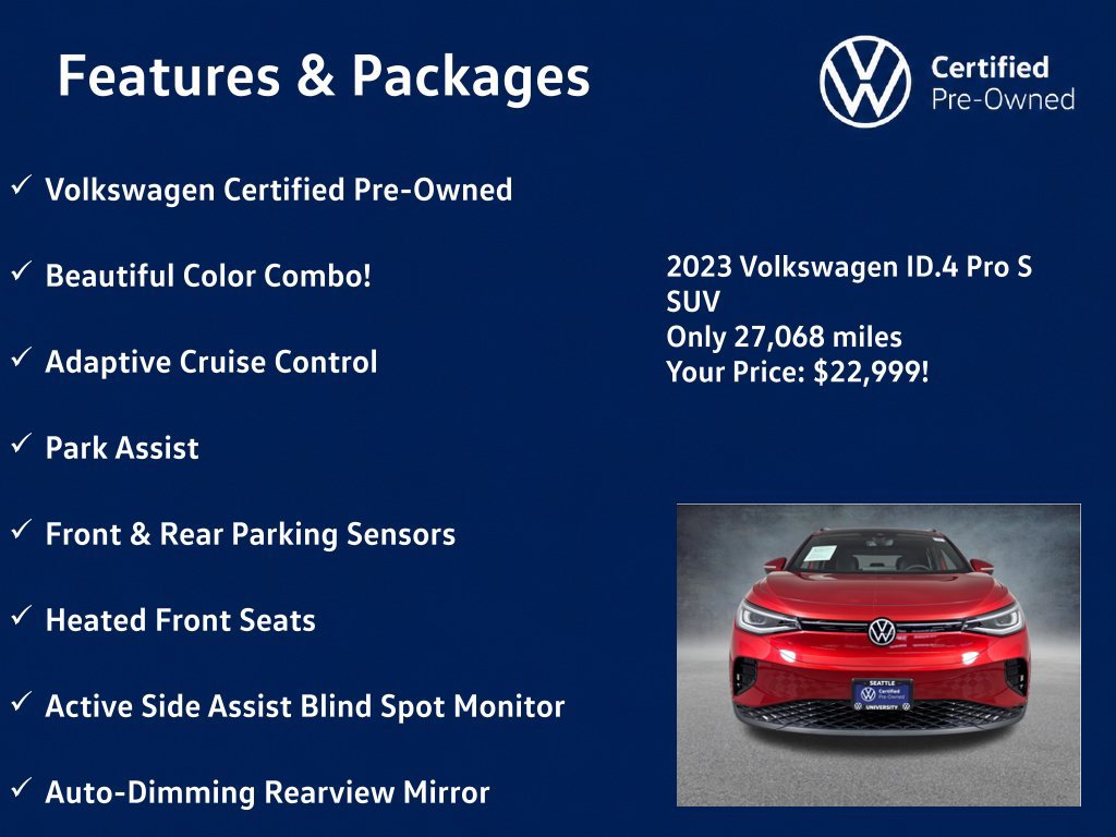 Used 2023 Volkswagen ID.4 Pro S RWD image 5