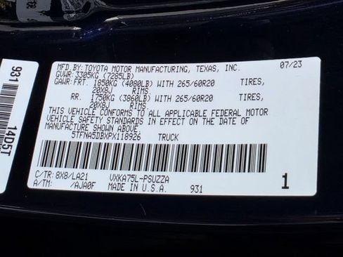Used 2023 Toyota Tundra Platinum AWD/4WD image 32