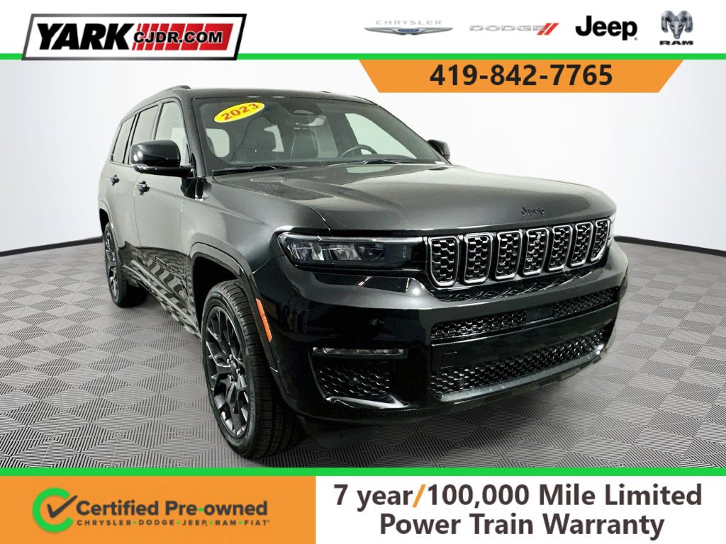 Certified 2023 Jeep Grand Cherokee L Summit w/ High Altitude Package AWD/4WD 360° Tour