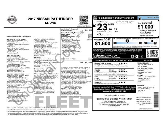 Used 2017 Nissan Pathfinder SL w/ SL Premium Package FWD image 3