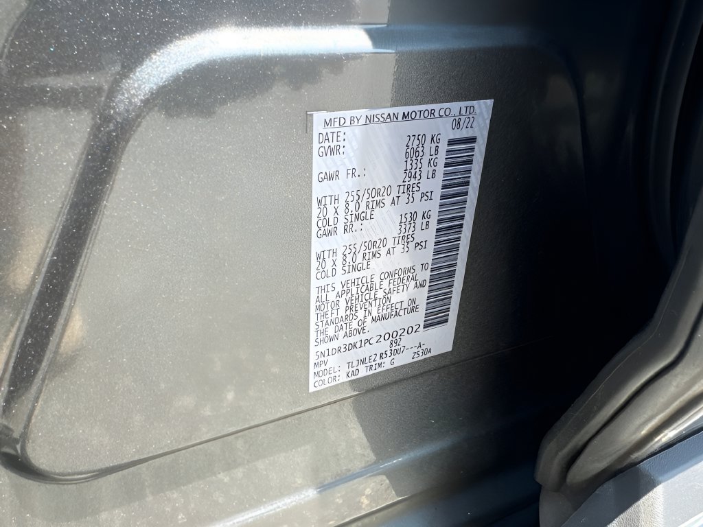 Used 2023 Nissan Pathfinder Platinum AWD/4WD image 36