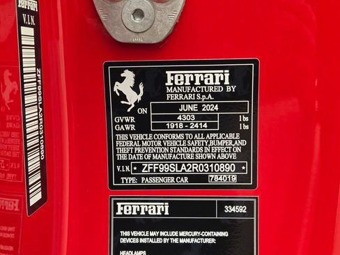 Used 2024 Ferrari 296 GTB RWD image 39