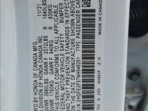 Used 2022 Honda Civic Sport image 24