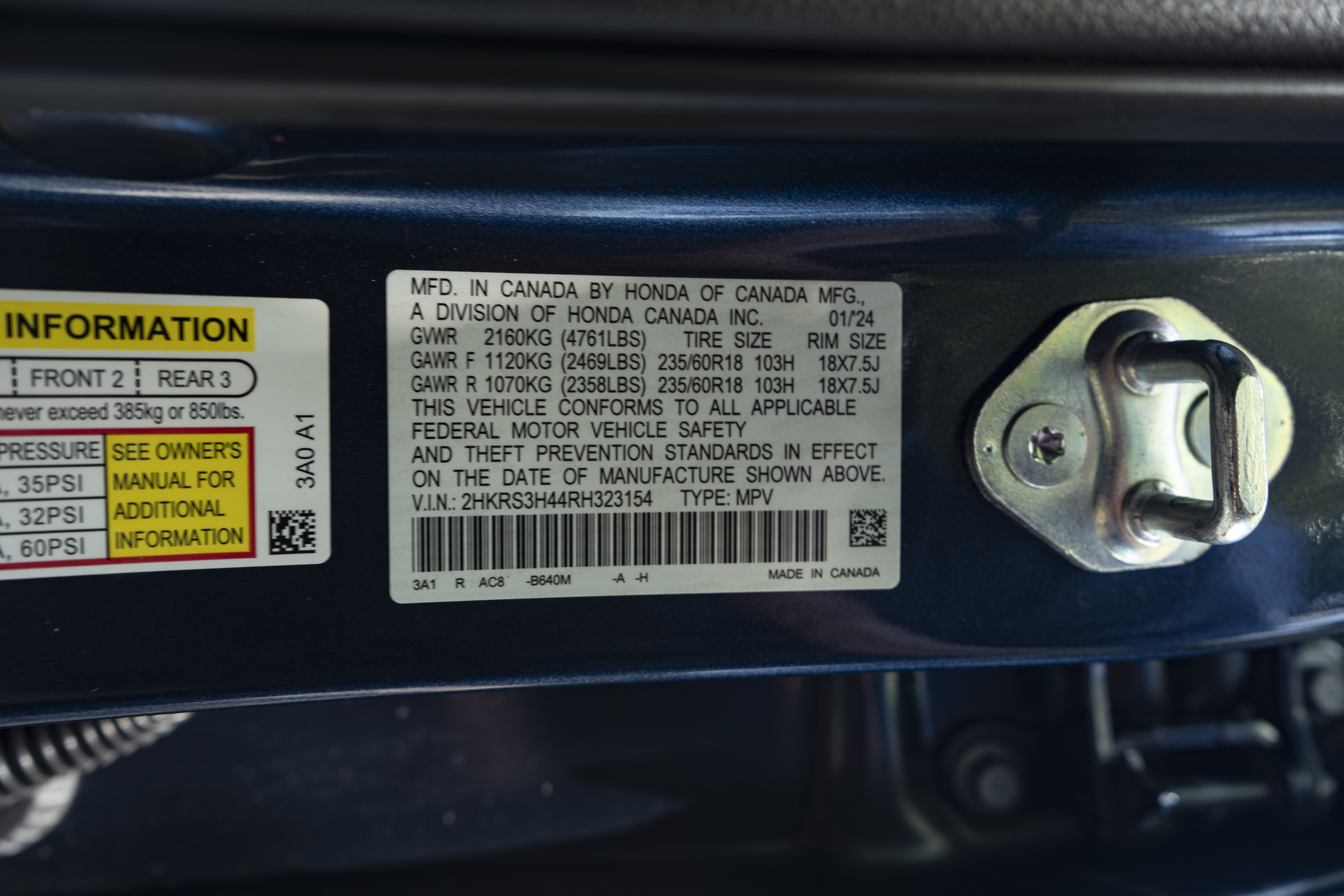 Certified 2024 Honda CR-V EX image 45