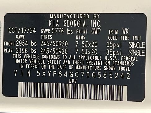 Used 2025 Kia Telluride S FWD image 80