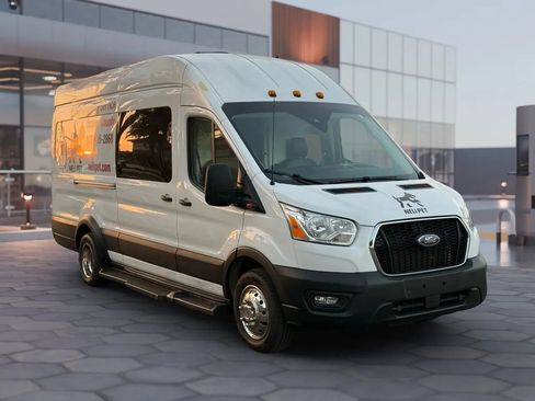 Used 2021 Ford Transit 350 148 High Roof Extended DRW w/ Exterior Upgrade Package image 8