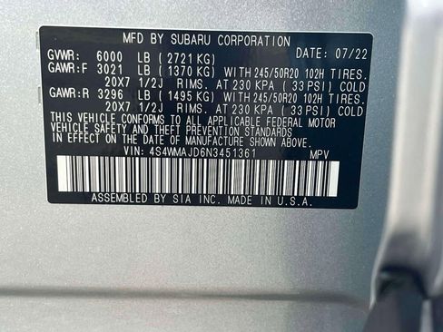 Used 2022 Subaru Ascent Onyx Edition image 16