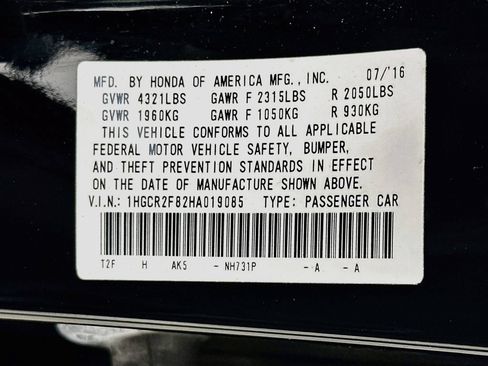 Used 2017 Honda Accord EX-L image 38