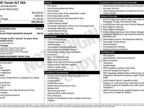 Used 2021 GMC Terrain SLT w/ Elevation Edition AWD/4WD image 6