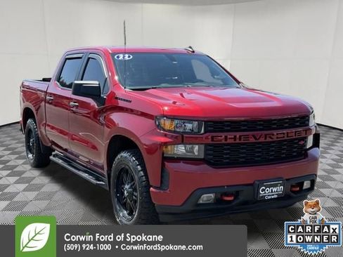 Used 2022 Chevrolet Silverado 1500 Custom w/ LPO, Blackout Package AWD/4WD image 1