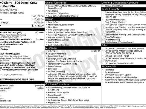 Used 2022 GMC Sierra 1500 Denali w/ Denali Reserve Package AWD/4WD image 8