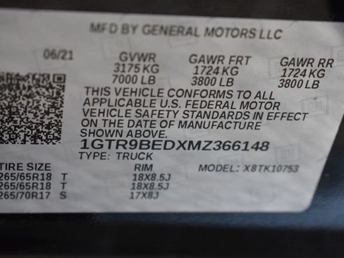 Used 2021 GMC Sierra 1500 SLE AWD/4WD image 16