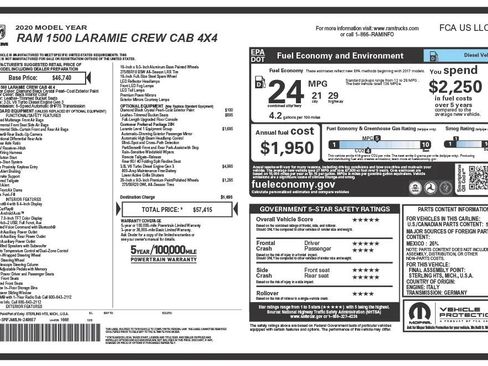Used 2020 RAM 1500 Laramie AWD/4WD image 25