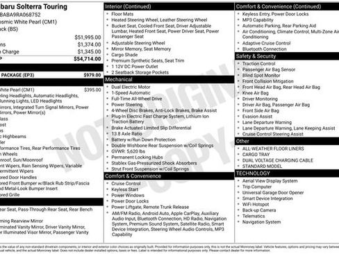 Used 2024 Subaru Solterra w/ Touring Package AWD/4WD image 32