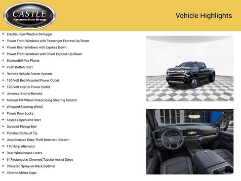 New 2026 Chevrolet Silverado 3500 High Country w/ Technology Package AWD/4WD image 16