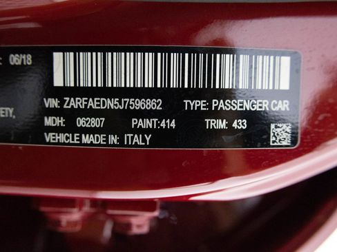 Used 2018 Alfa Romeo Giulia Base w/ Nero Edizione image 48