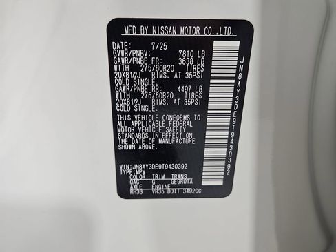 New 2026 Nissan Armada PRO-4X image 29