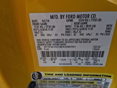 Used 2014 Ford F150 Lariat w/ Equipment Group 502A Luxury AWD/4WD image 27