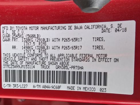 Used 2018 Toyota Tacoma TRD Sport image 21