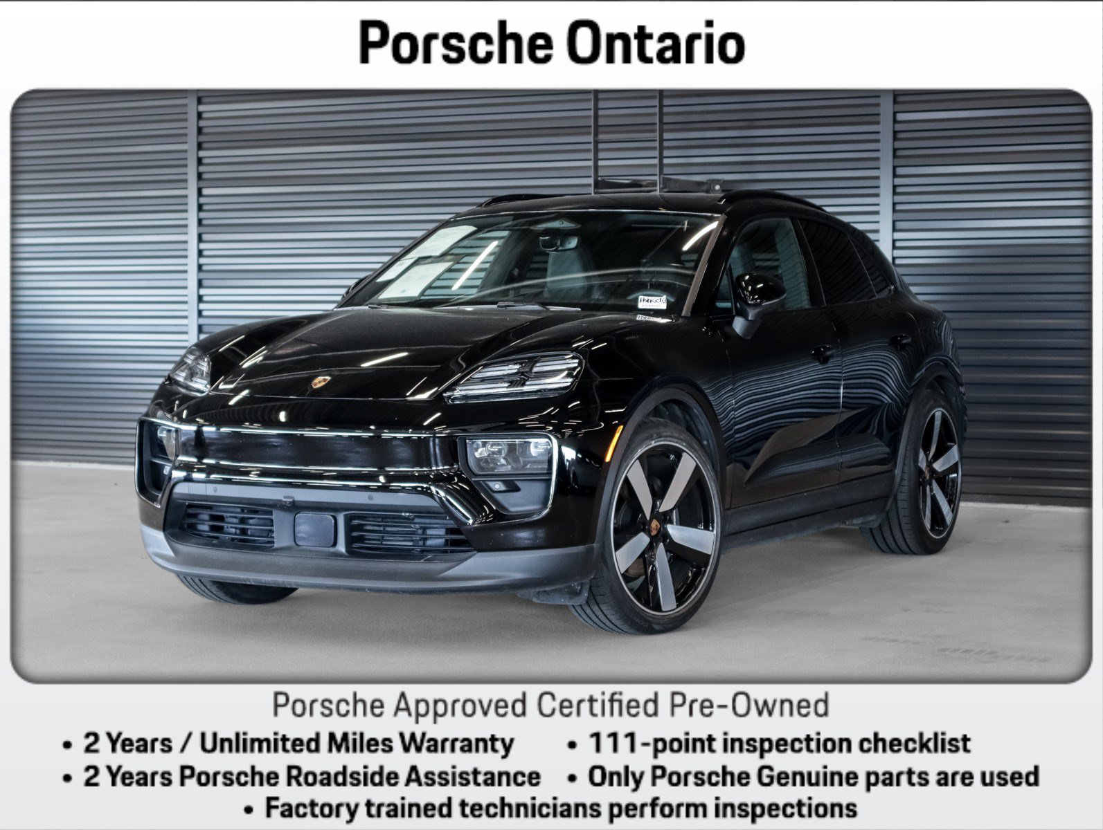 Certified 2024 Porsche Macan 4 Electric AWD/4WD image 1
