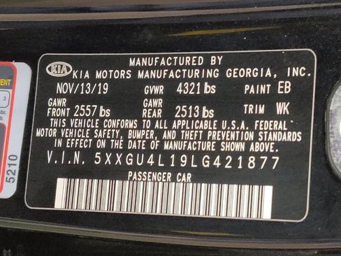 Used 2020 Kia Optima Premium image 33