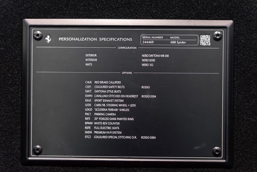 Certified 2019 Ferrari 488 Spider RWD image 21