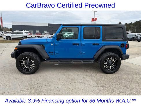Used 2021 Jeep Wrangler Unlimited Sport image 3