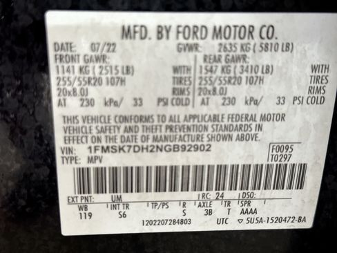 Used 2022 Ford Explorer XLT w/ Equipment Group 202A RWD image 41