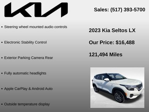 Used 2023 Kia Seltos LX AWD/4WD image 5