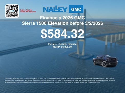 New 2026 GMC Sierra 1500 Elevation w/ Elevation Select Package image 7