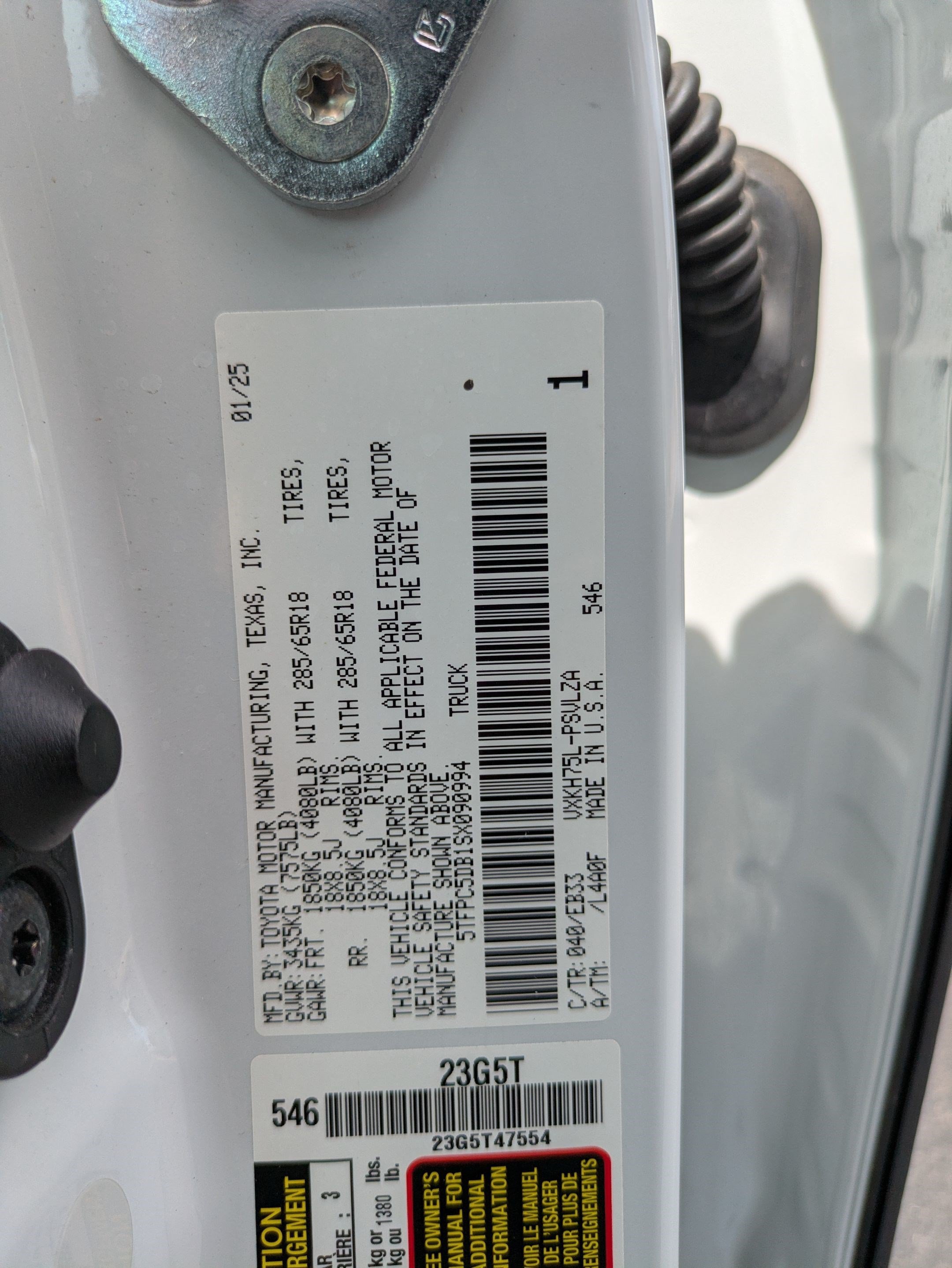 Used 2025 Toyota Tundra TRD Pro AWD/4WD image 33