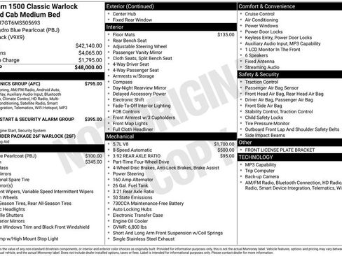 Used 2021 RAM 1500 Warlock w/ Electronics Group AWD/4WD image 29