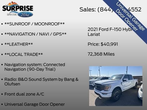 Used 2021 Ford F150 Lariat AWD/4WD image 21