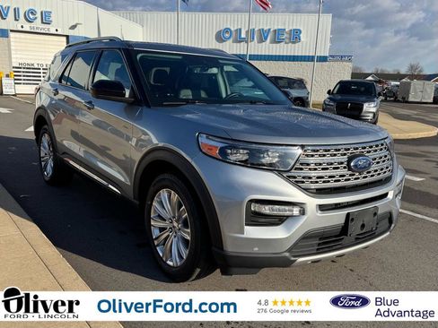 Certified 2023 Ford Explorer Limited w/ Class IV Trailer Tow Package image 1