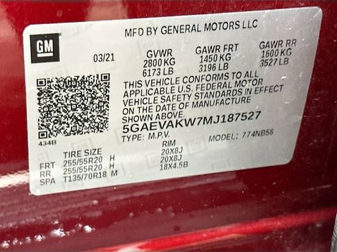 Used 2021 Buick Enclave Essence w/ LPO, Touring Package AWD/4WD image 32