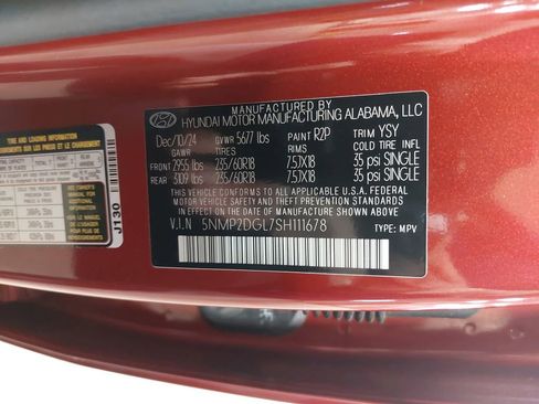 Certified 2025 Hyundai Santa Fe SEL image 36